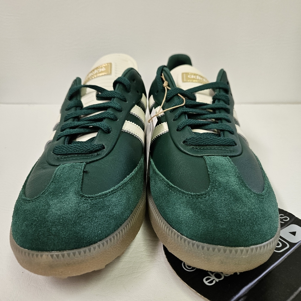 Adidas Samba Golf Collegiate Green White Gum Suede JP8652 Men's Size 11.5 - Picture 2 of 7